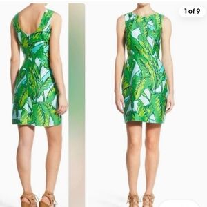 Vineyard Vines Banana Leaf Sleeveless Mini Dress Size 8